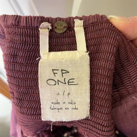 Free People One Women's Multicolor Fringe Bustier Tank Top Size S Boho Festival - Picture 3 of 4